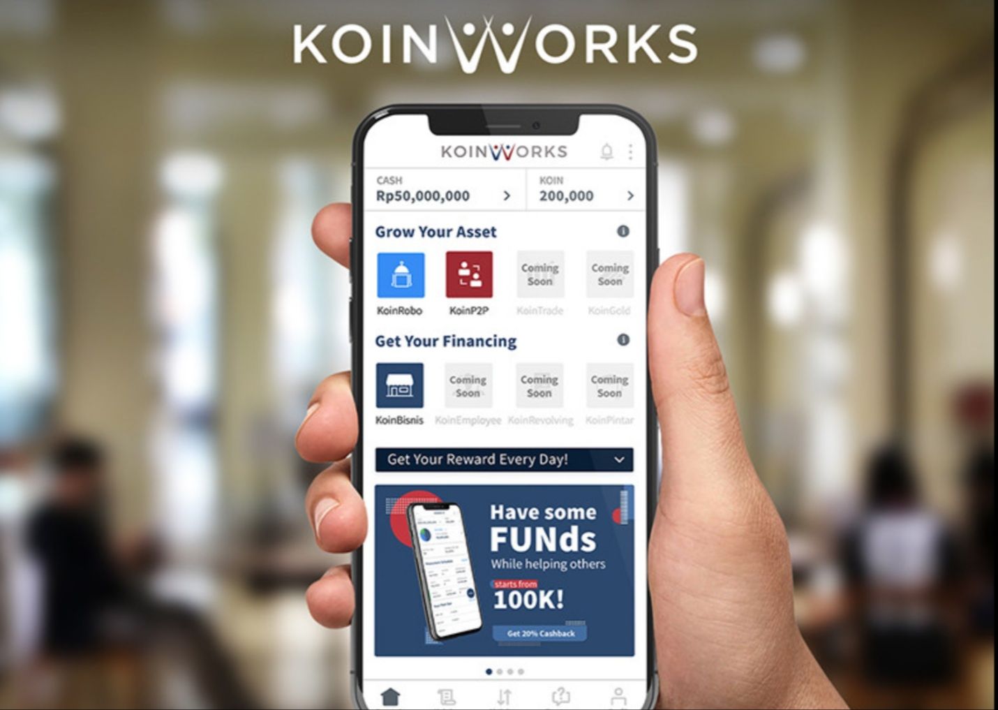 Menjelang akhir tahun KoinWorks mengumumkan telah memiliki lebih dari 2,5 juta basis pengguna, sementara dana yang disalurkan ke lebih dari 850.000 pelaku UMKM mencapai Rp8 triliun.